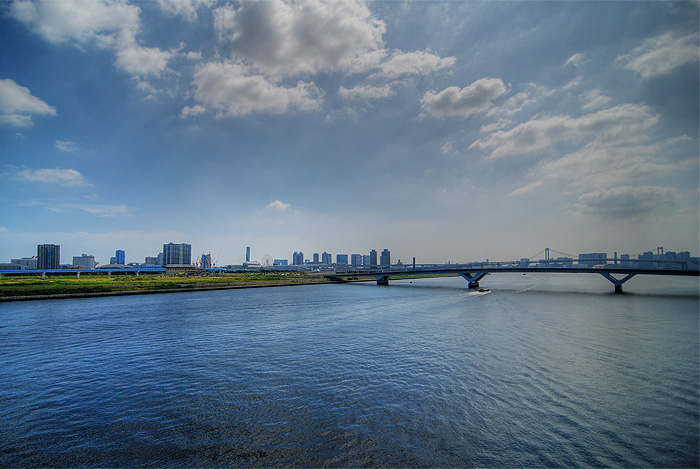 ginza odaiba photowalk odaiba in the distance